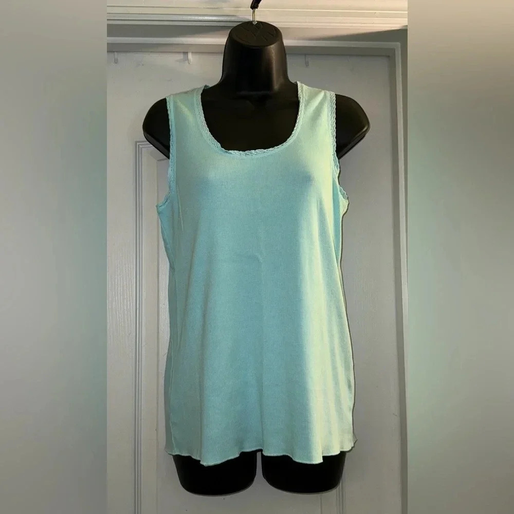 Liz Claiborne Teal Tank Top